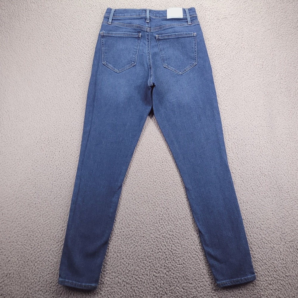 EXPRESS Jeans Size 8 High Rise Skinny Hyper Stretch Medium Wash Denim